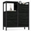 Commode 5 tiroirs 5 tiroirs noir-336608563