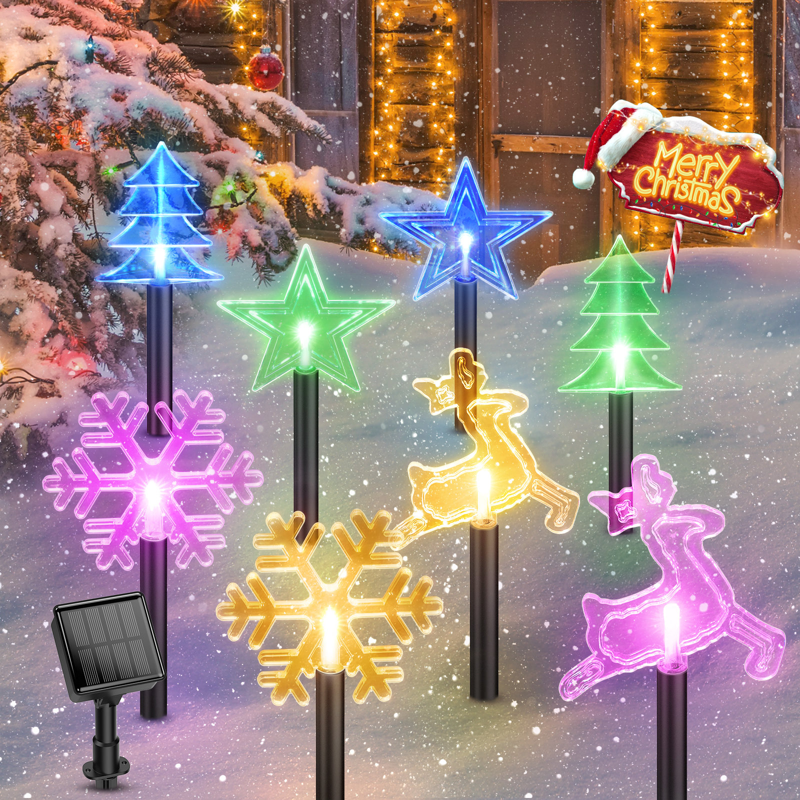 The Holiday Aisle® Weather Resistant Outdoor Christmas Decoration \u0026 Reviews  | Wayfair, image size:1600x1600