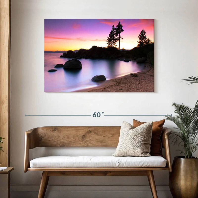 Alvord Lake Tahoe Bay, 30" H x 45" W