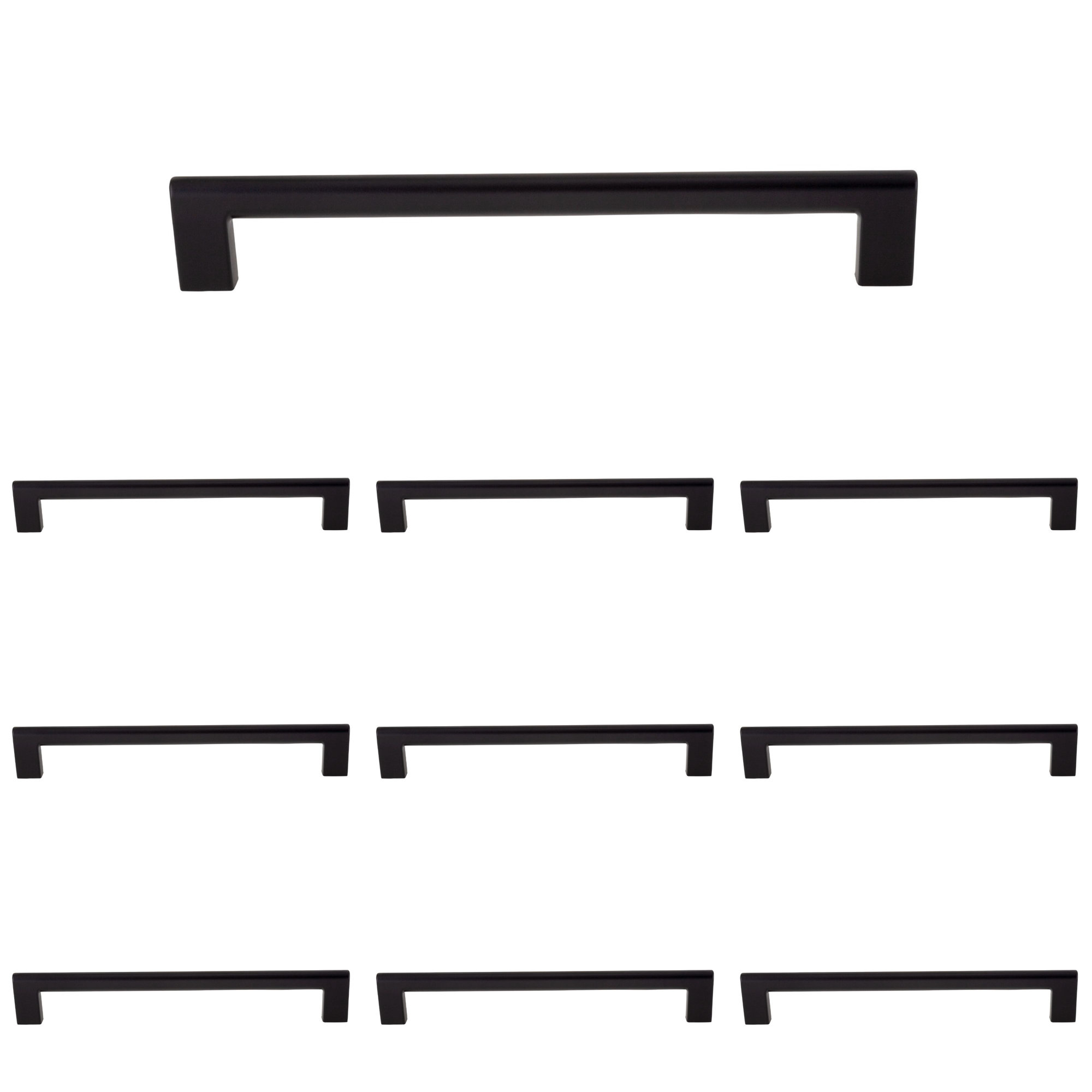 Vail Bar Pull, 8", Matte Black