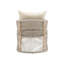 Méridienne contemporaine en aluminium beige avec coussins et pour l'extérieur et l'intérieur-778941097-778941094