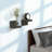 7-Pack  Floating Shelves For Wall By Richerhouse, Plastic Black Shelf  Display Ledges Room Decor, Mini With 2 Types Of Installation (Adhesive Or Screw)
