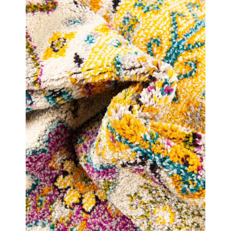 Tapis Brittany Brittany, Brown/Yellow, Rectangle 6 pi 1 po x 9 pi
