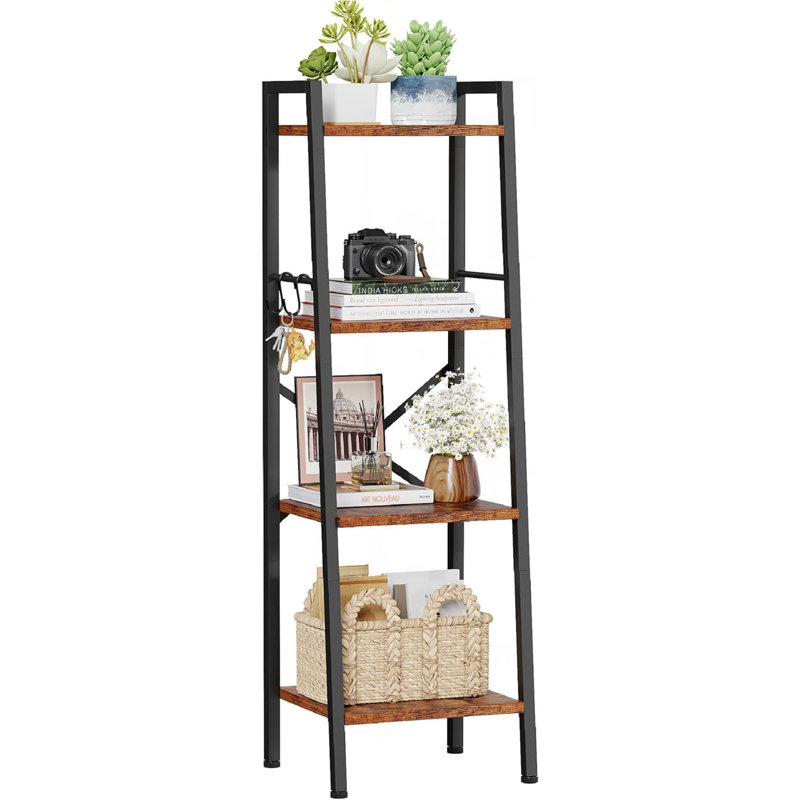 Ladder Shelf,Narrow Bookshelf