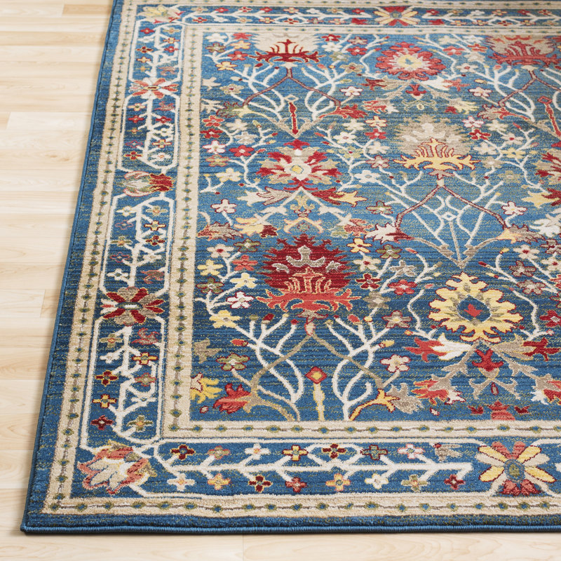 Hasrat Floral Indoor Rug, Runner 2'6" x 7'10"
