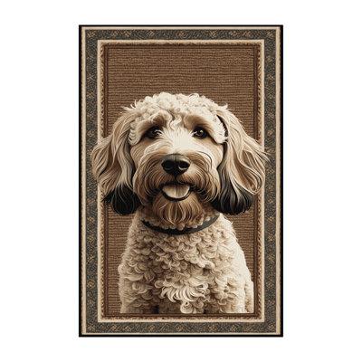  Tapis lavable pour chien d'eau espagnol