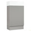 Meuble-lavabo 18,6 po avec lavabo, meuble-lavabo avec tablette à deux niveaux, orienté vers la gauche ou vers la droite-117193385