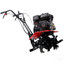 Motoculteur robuste, moteur à gaz 7 CV, 212 CC, 6 pales de 32,5 po de largeur et 10 po de profondeur.