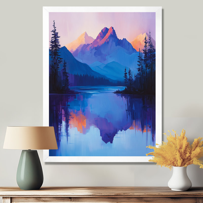 Gorga - Landscapes Canvas Art Print, Impression d'un seul cadre photo, H 20 po x l 12 po, Blanc