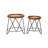 Solid Wood Tray Top Nesting Tables