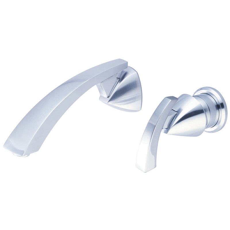 Caesar Wall Mounted Optional Bathroom Faucet, Stainless Steel