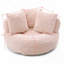 Grande chaise en velours côtelé avec bourre-670920490