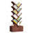 Bookshelf with Drawer,9 Tiers Tree Bookshelf,Book Storage Organizer,Free Standing Tree Bookcase