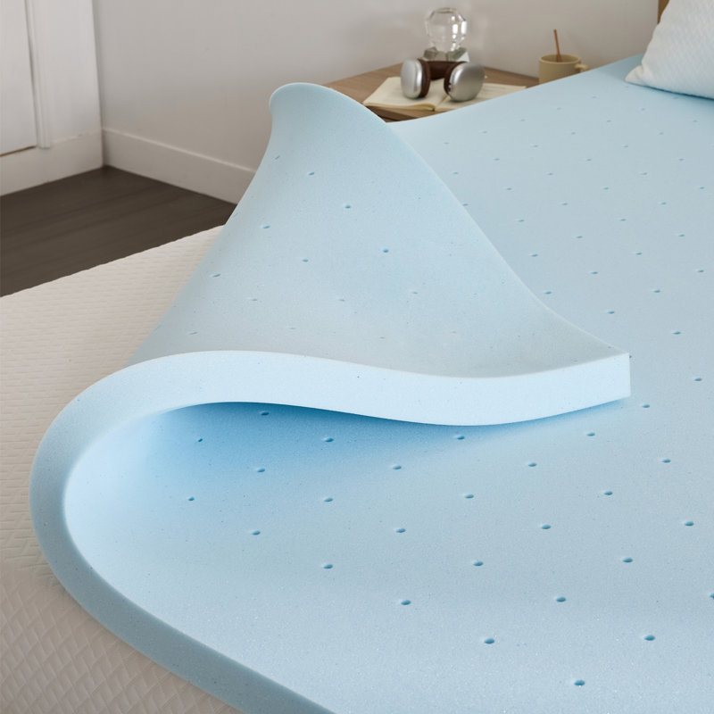 2'' Gel Memory Foam Mattress Topper for Pressure Relief & Deep Sleep, CertiPUR-US Certified, Twin, 2"