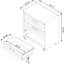 Armoire de garage roulante en blanc-1440785373