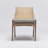 Delray 19'' H Upholstered Mahogany Armchair-90795099-91437504