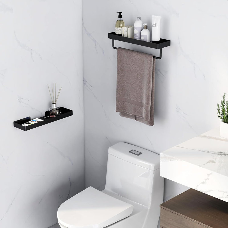 Eifion 2 Piece Metal Floating Shelf