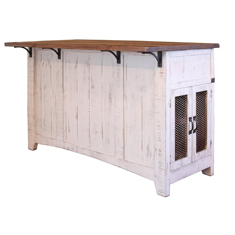 Greenview Solid Wood Kitchen Island