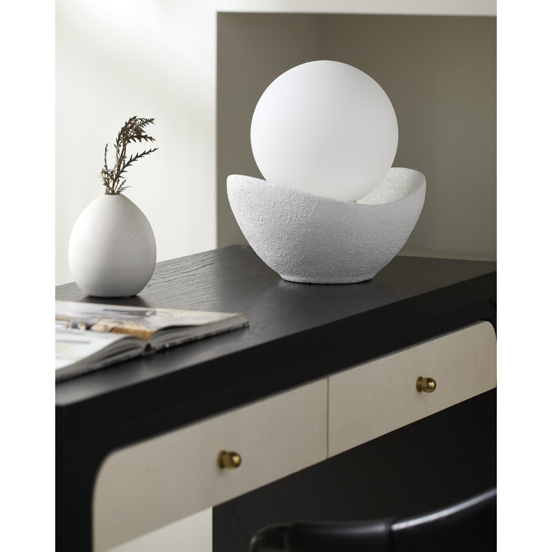 Lampe de table Emberlyn, Blanc