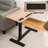 Adjustable Overbed Table with Hidden Casters, Rolling Bedside Desk with Tray, Standing Desk Cart with USB & C-Type Ports, Bedside Table with Cup Holder-707780295