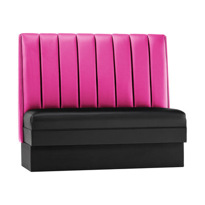 2 Person Wall Bench Booth