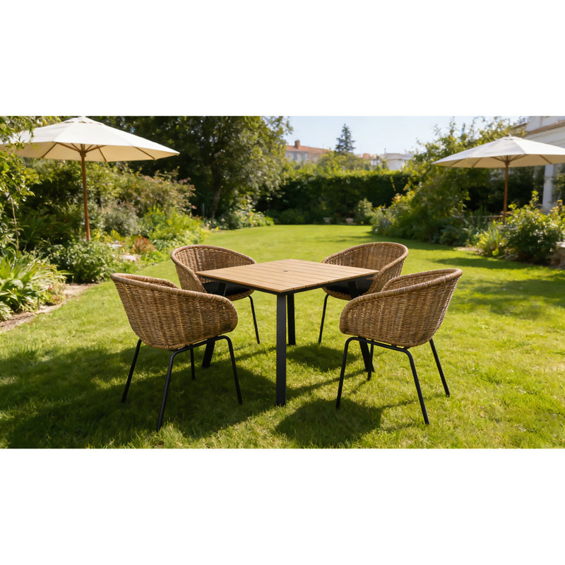 Ensemble repas en fer 7 pièces