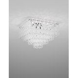 Giogali Ceiling Lamp 65Q Crystal Transparent Matt Bronze 1 E26 Ul