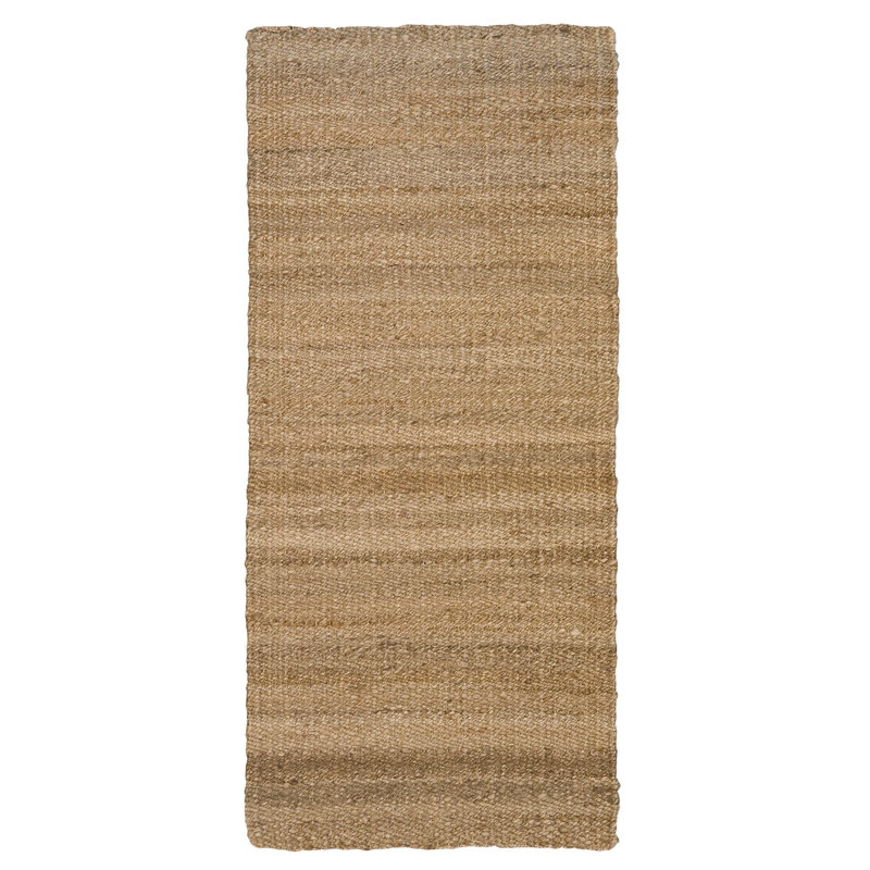 Shipley Solid Colour Jute / Sisal Hand Woven Area Rug, Runner 60 x 280cm