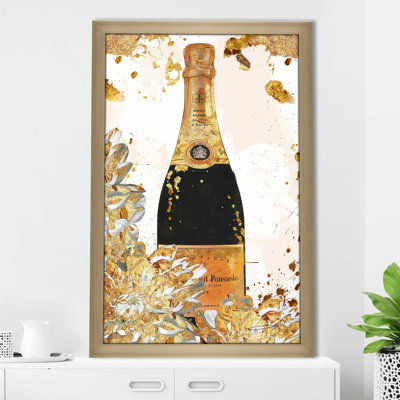 Champagne in Gold (Vertical) par By Jodi - impression