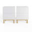 Taeshia 40cm W Manufactured Wood Bedside Table