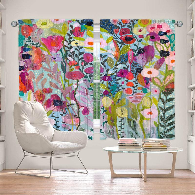Room Darkening Curtain Pair, 56" W x 78" L