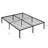 Durable Steel Queen Size Bed Frame, Black, Modern Design For Home