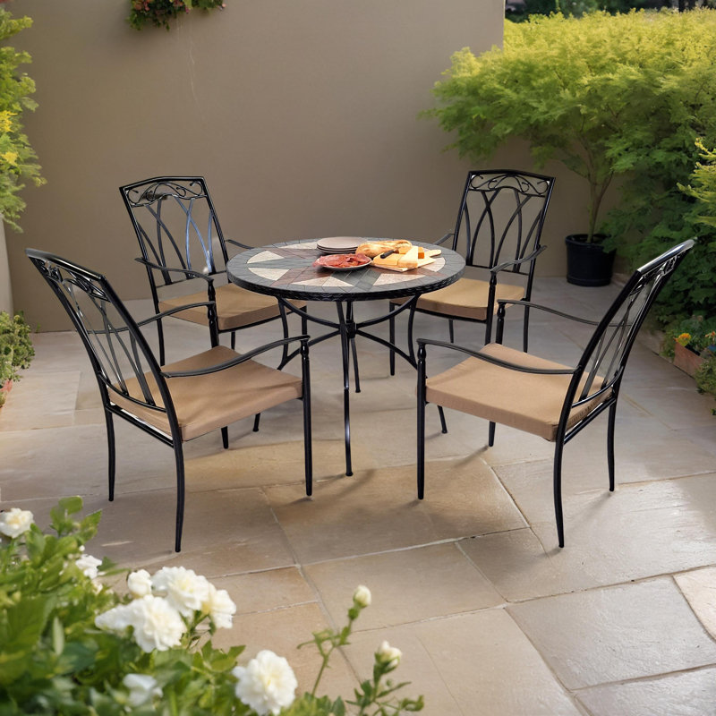 Montilla 4 Seater Dining Set with Cushions