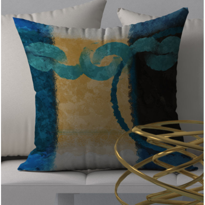 Housse de coussin carrée/insert, 18" x 18"