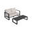 Sofa + Rectangular Coffee Table, Cushions-1273070059