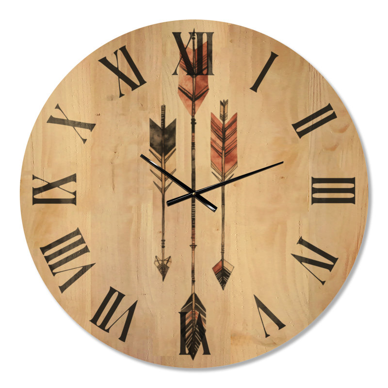 Très grande horloge murale Tribal, Oversized