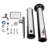 XtremepowerUS 6FT10 Solar Powered Outdoor Shower with Footwash and Adjustable Temperature, Freestanding Design