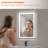 Swarm 24 in. W x 36 in. H Rectangular Frameless LED Wall Bathroom Vanity Mirror-1160854811
