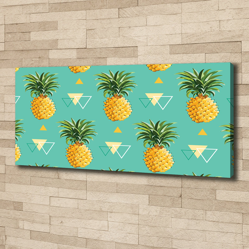 Pineapples - Wrapped Canvas Print