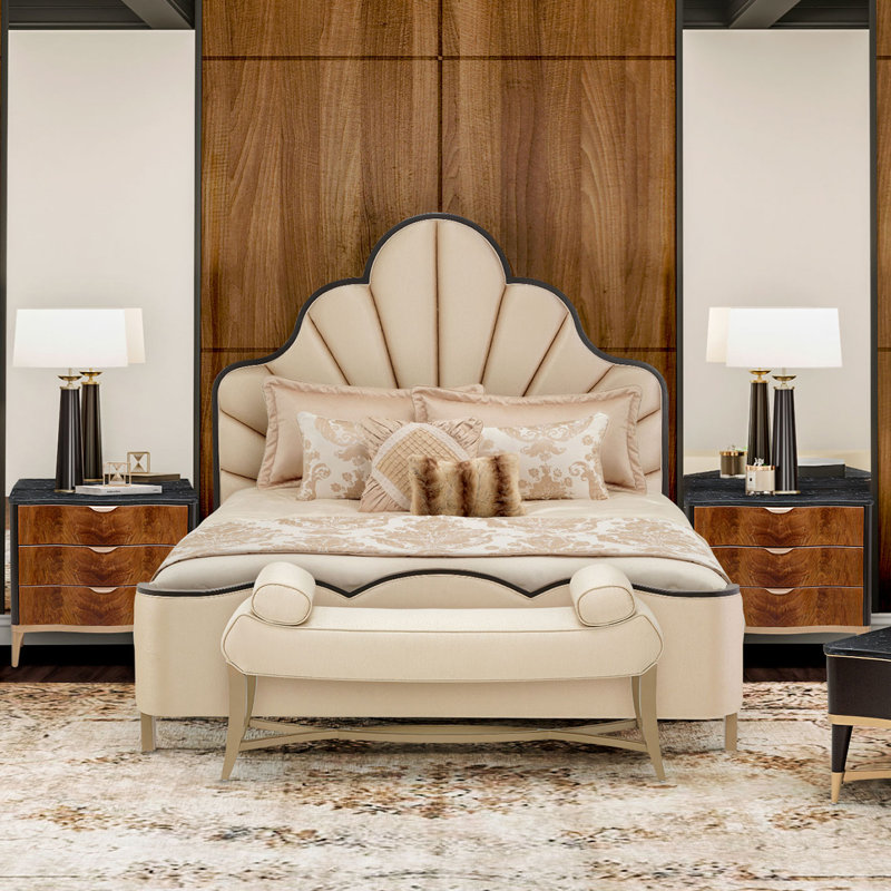 Malibu Crest Upholstered Bed