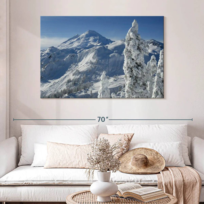 Alvord Snowy Mount Baker, H 32 po x l 48 po