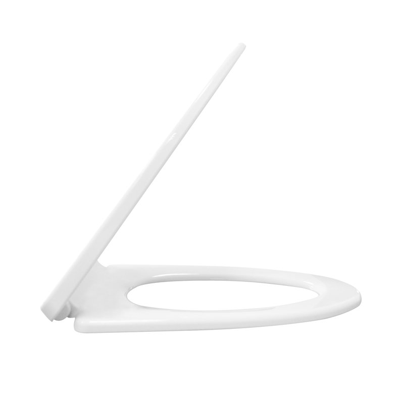 Siège de toilette allongé à fermeture rapide