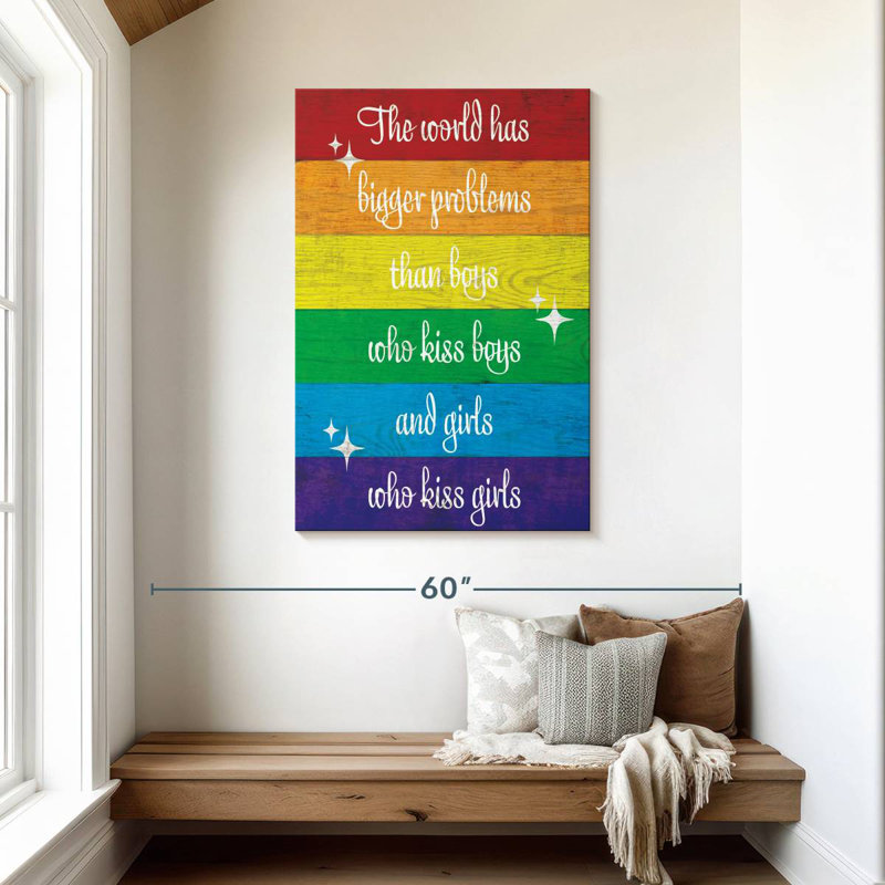 Tergel Bigger Problems Than Pride, 45" H x 30" W