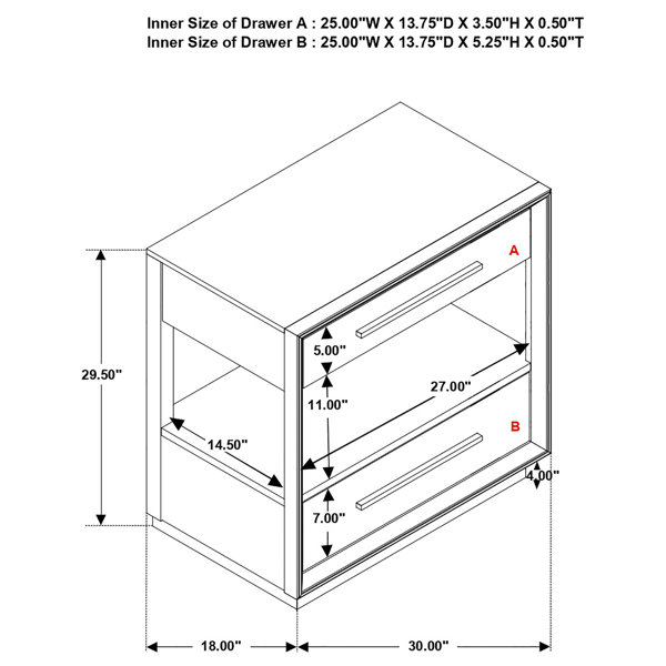 Dimensions du produit