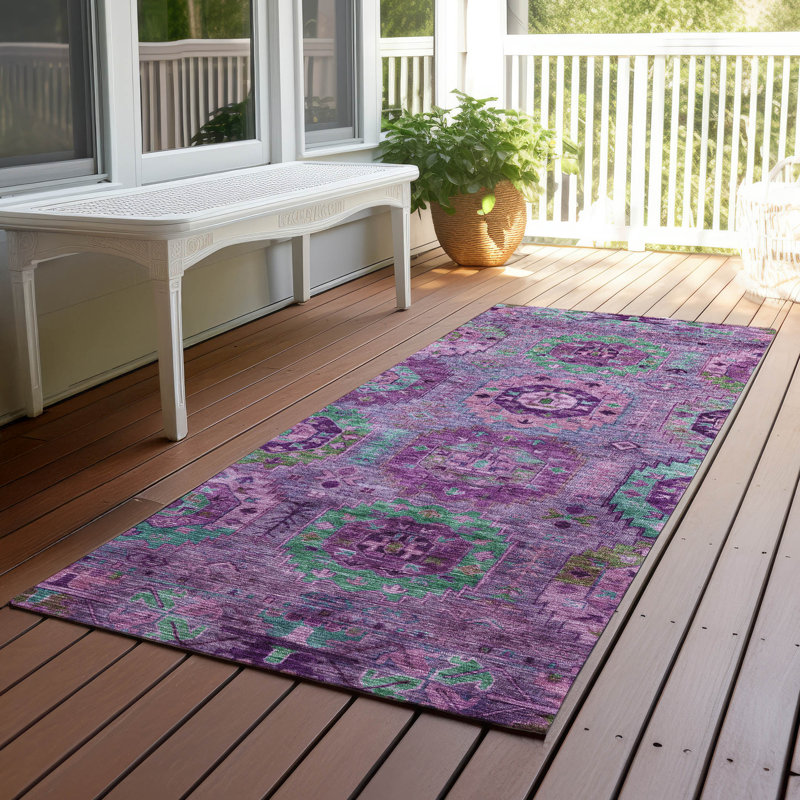 Tapis intérieur / extérieur lavable à la machine Chantille ACN2228, Tapis de couloir 2 pi 3 po x 7 pi 6 po