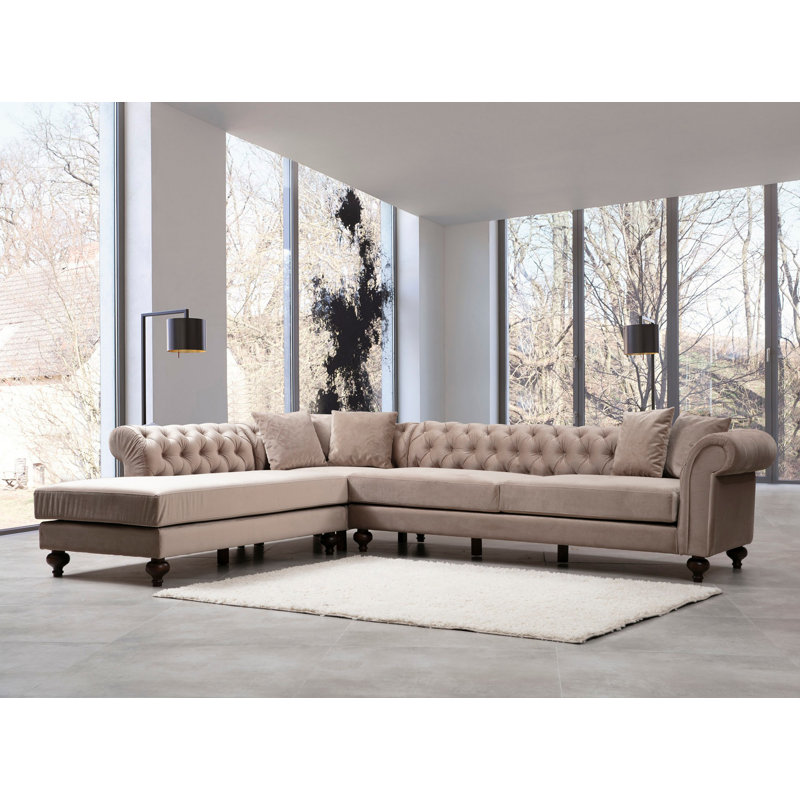 Canapé modulaire d'angle de 125,98 po, Face à la droite