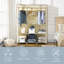 Chittening Fabric Wardrobe with 8 Shelves-2075080961