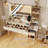Makeup Vanity with 3 Colors LED Lighted Mirror & Power Outlet for Bedroom