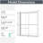56"-60"W*72" H Semi-Frameless Double Sliding Shower Door, Bypass Shower Door, 1/4" (6mm) Thick SGCC Tempered Glass Door, Chrome-122862275