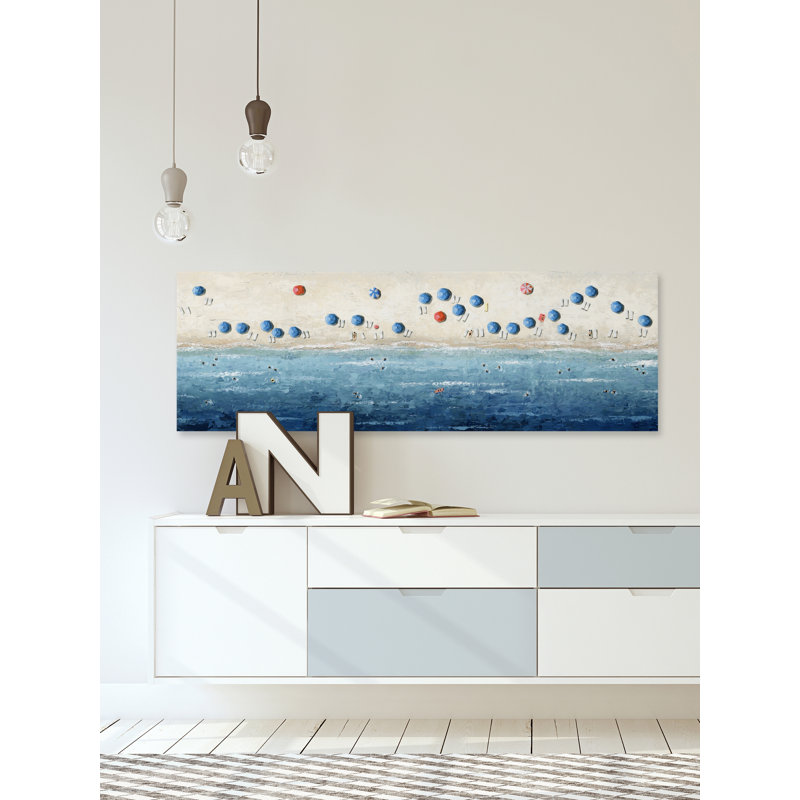 Weekend Cool Down - Wrapped Canvas Painting, 25cm H x 76cm W x 3.81cm D